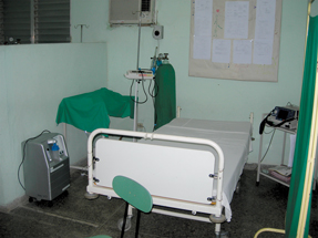 In Cuba patients typically see a neighborhood physician and then go to a polyclinic before seeking treatment at a hospital Shown is an emergency room bed in a neighborhood polyclinic Photo courtesy