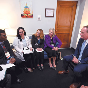Rep John Joyce MD R-PA less-thanigreater-thanrightless-than-igreater-than and ACPs Pennsylvania delegation including Darilyn V Moyer MD MACP ACPs CEO-EVP and Cynthia Daisy Smith MD FACP ACPs Chief Membership and Engag